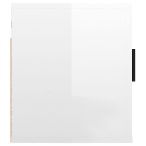 Mueble para TV de pared blanco brillante 40x34,5x40 cm