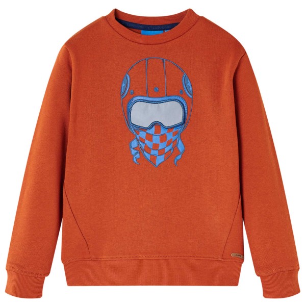 Sudadera para niños color teja claro 140