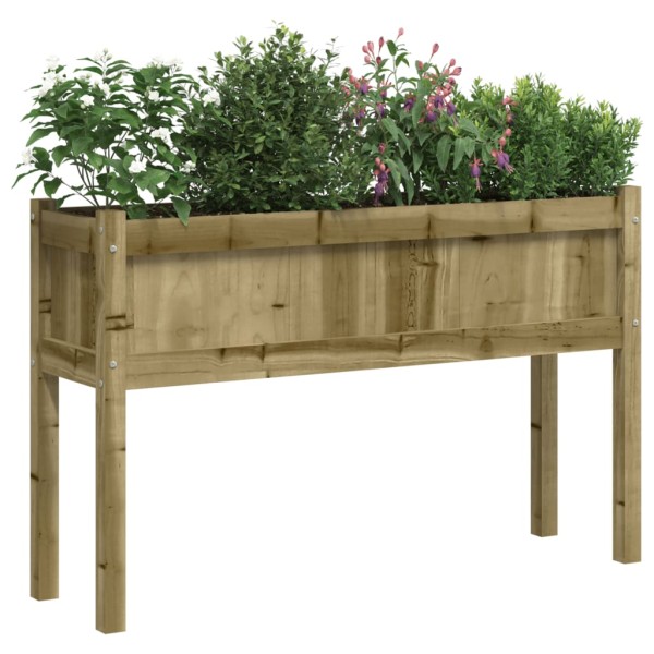 Jardineras con patas 2 uds madera de pino impregnada