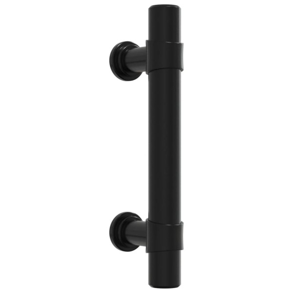 Tiradores para armarios 20 uds acero inoxidable negro 64 mm