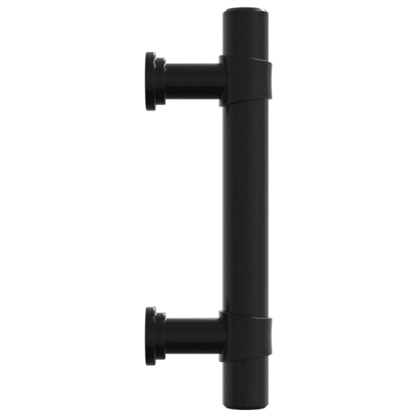 Tiradores para armarios 20 uds acero inoxidable negro 64 mm