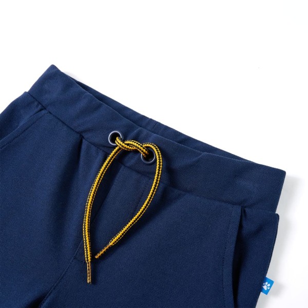 Pantalones para niños con cordón azul marino 116