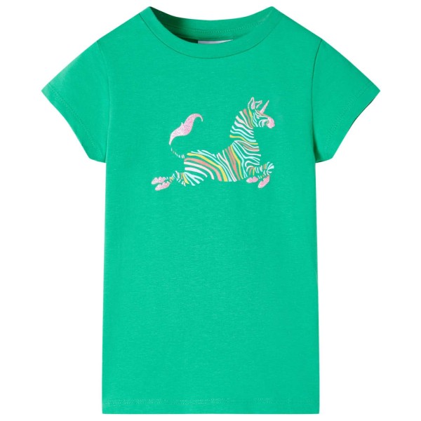 Camiseta de niños verde neón 140