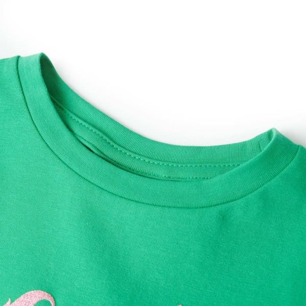 Camiseta de niños verde neón 140