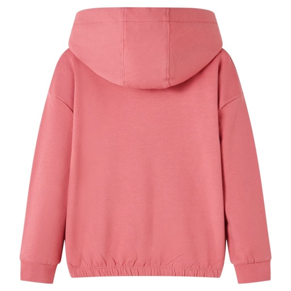 Sudadera para niños con capucha rosa palo 92