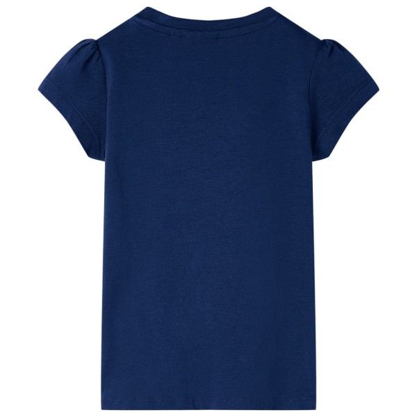 Camiseta para niños azul marino 104