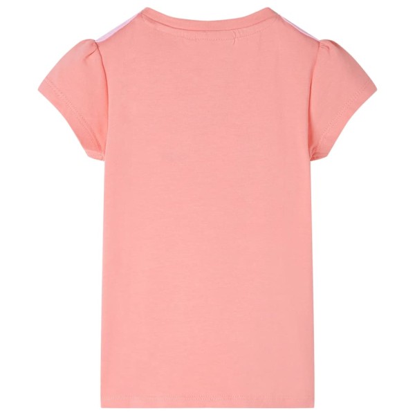 Camiseta para niños color coral claro 140