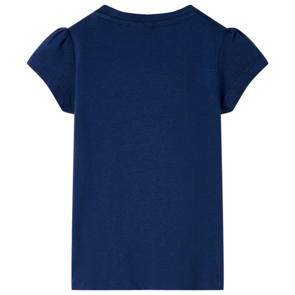 Camiseta para niños azul marino 128