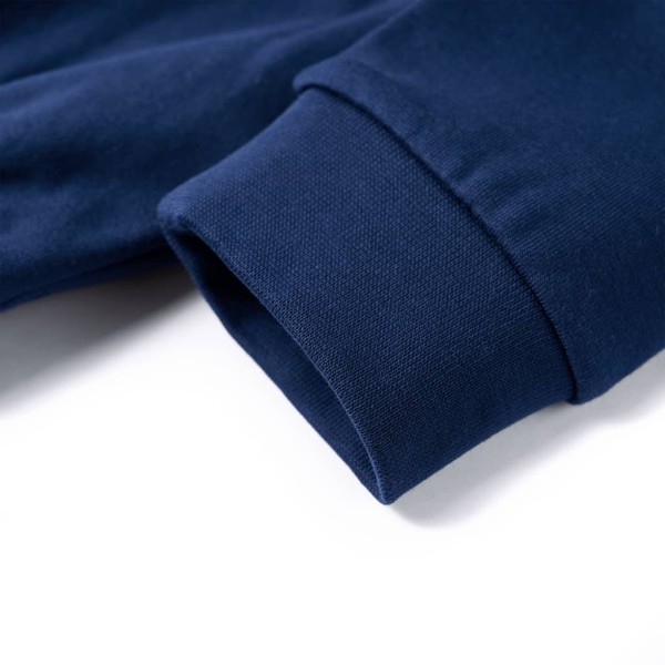 Sudadera para niños con capucha azul marino 116