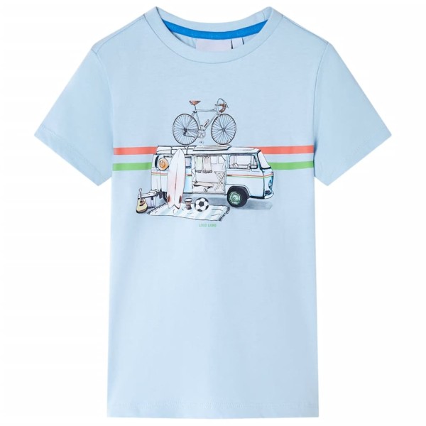 Camiseta para niños azul claro 116