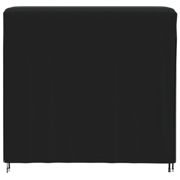 Cubierta para leñero Oxford 420D negro 122x61x106 cm