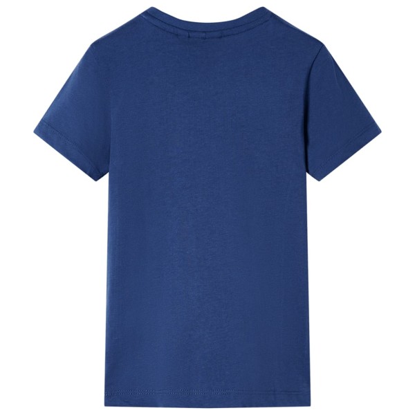 Camiseta de niños azul oscuro 104