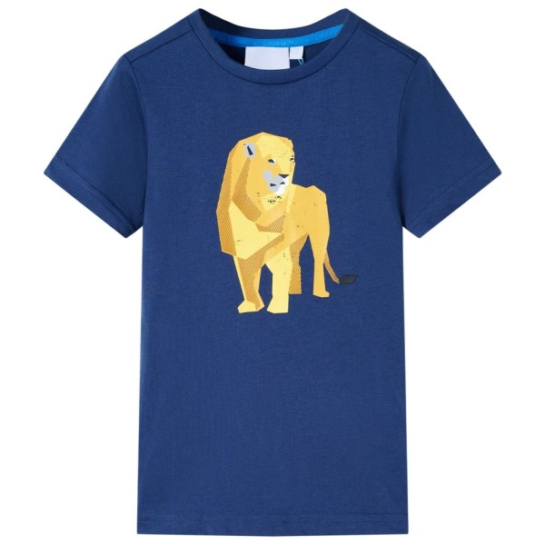 Camiseta para niños azul oscuro 116