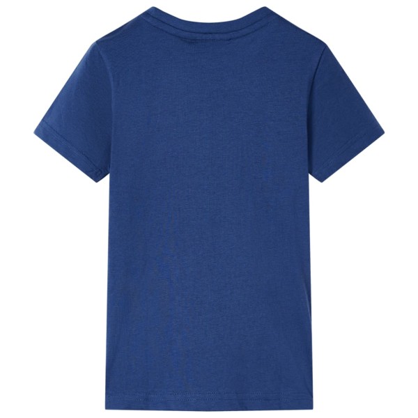 Camiseta para niños azul oscuro 116