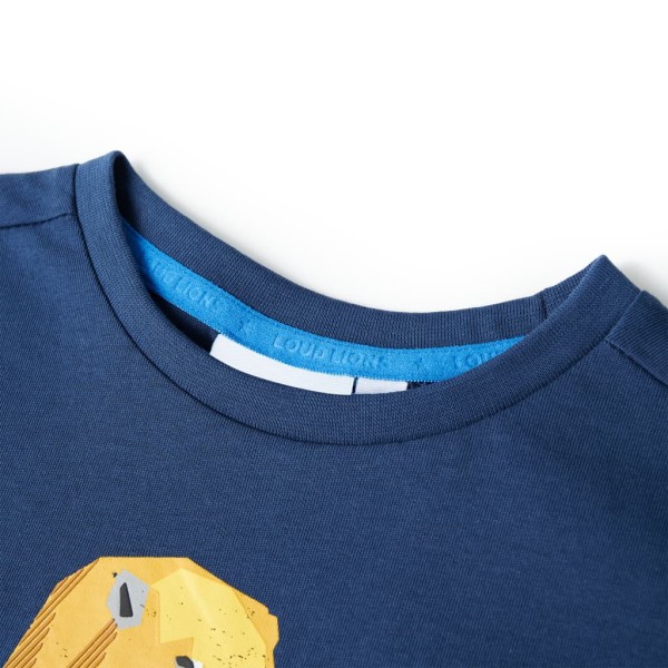 Camiseta para niños azul oscuro 116