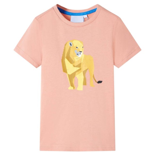 Camiseta infantil naranja claro 140