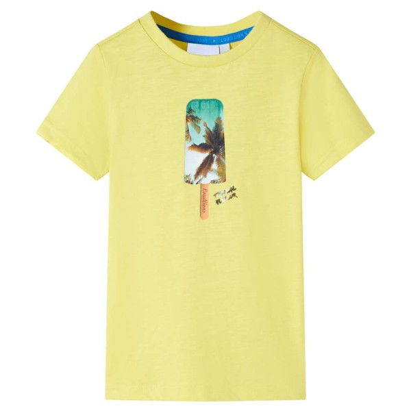 Camiseta de niños amarillo 92