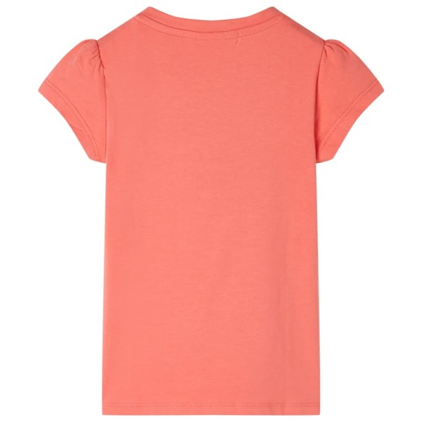 Camiseta para niños de manga casquillo coral 128