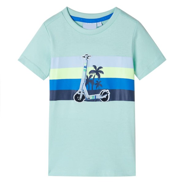 Camiseta para niños menta claro 104