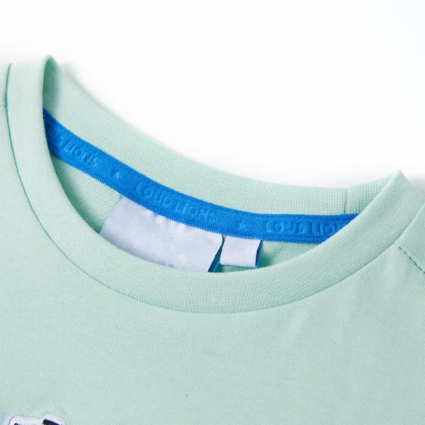 Camiseta para niños menta claro 104