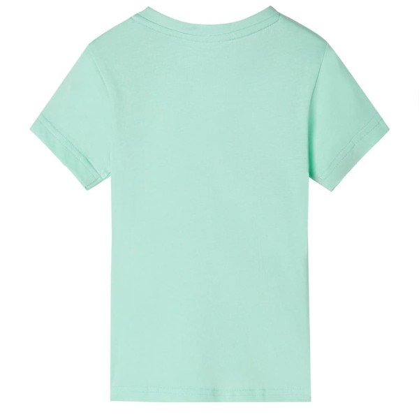 Camiseta para niños verde claro 104