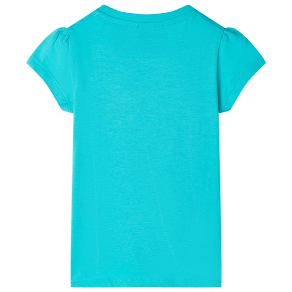 Camiseta infantil verde menta 128