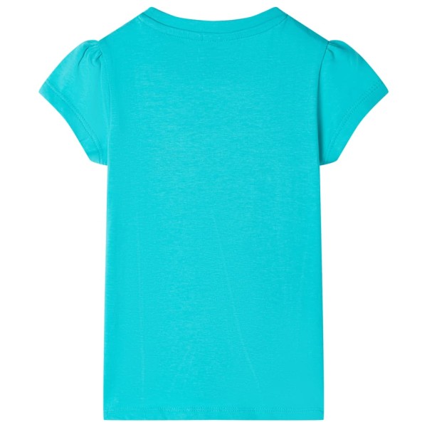 Camiseta infantil verde menta 104