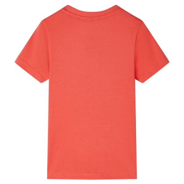 Camiseta infantil rojo claro 128