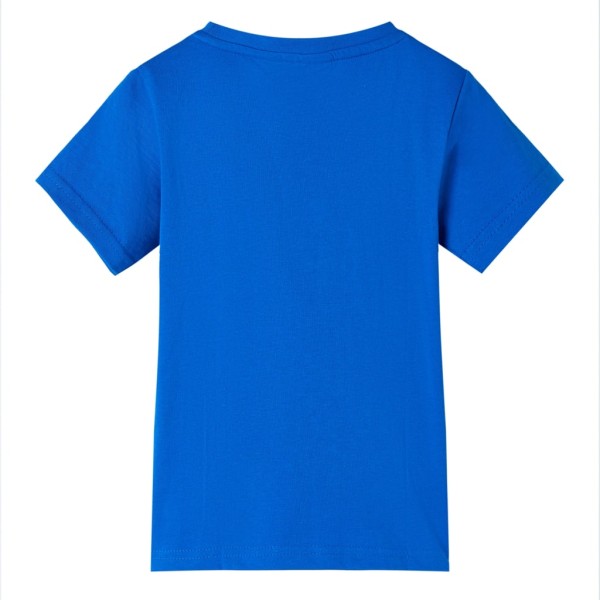 Camiseta infantil azul chillón 116