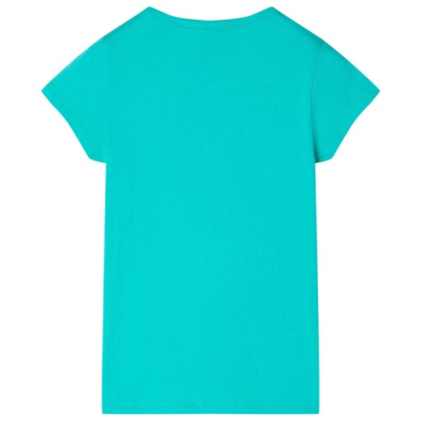 Camiseta infantil verde menta 116