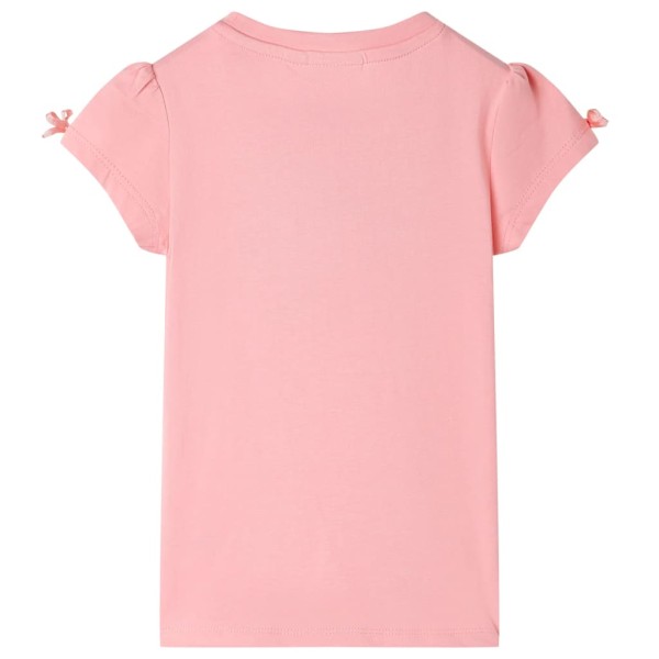 Camiseta infantil rosa 104