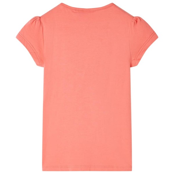 Camiseta infantil color coral 140