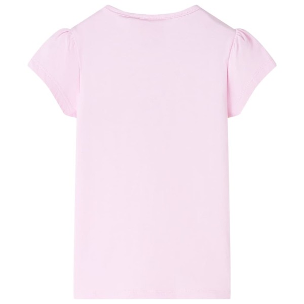 Camiseta infantil rosa claro 140