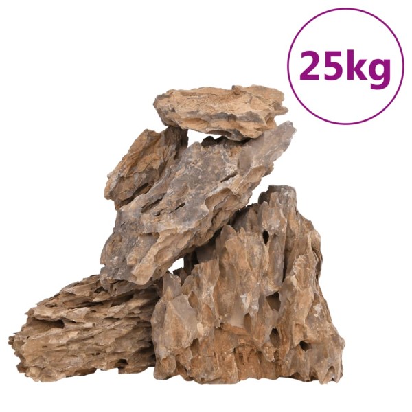 Piedras de dragón mezcla de colores 25 kg 10-30 cm