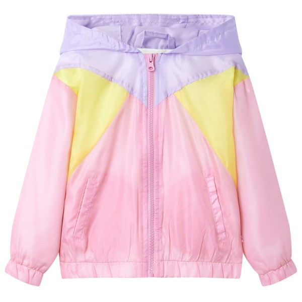 Chaqueta con capucha y cremallera para niños multicolor 92