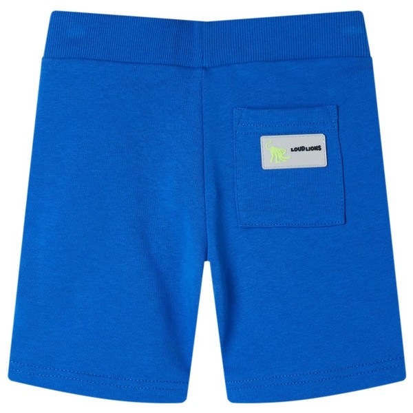 Pantalón corto para niños con cordón azul 92