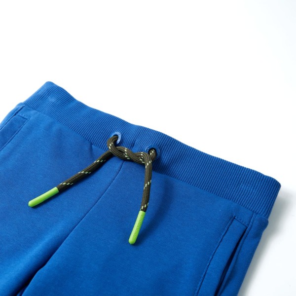 Pantalón corto para niños con cordón azul 92