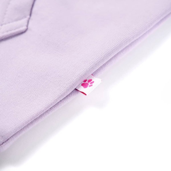 Sudadera para niños con capucha lila 116