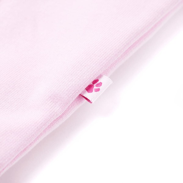 Sudadera para niños con capucha rosa claro 128