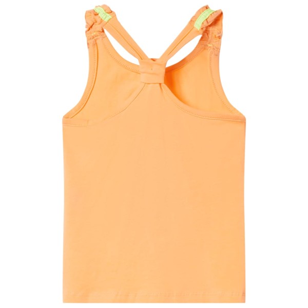 Camiseta de tirantes infantil naranja 128