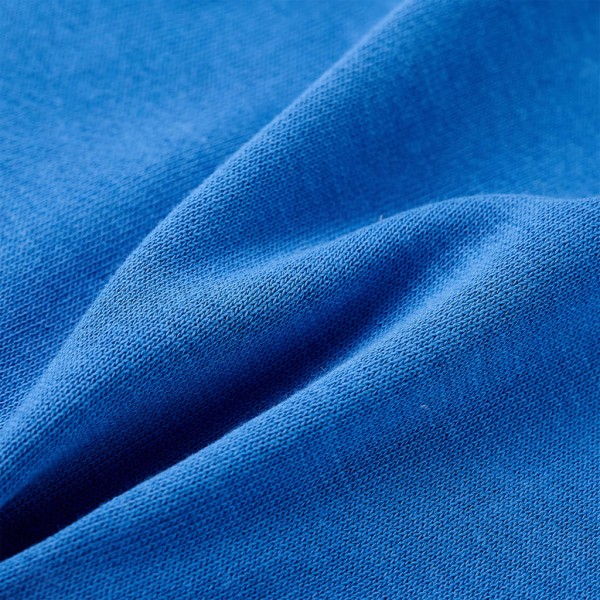 Sudadera para niños con capucha y cremallera azul 128