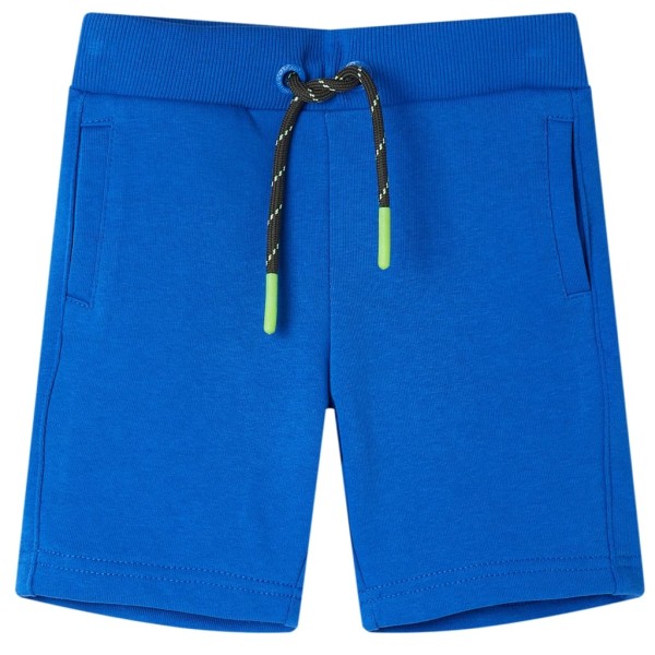 Pantalón corto para niños con cordón azul 116