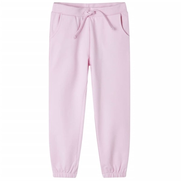 Pantalones de chándal para niños rosa claro 140