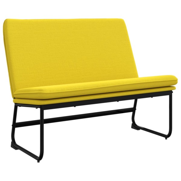 Banco de tela amarillo claro 100x75x76 cm