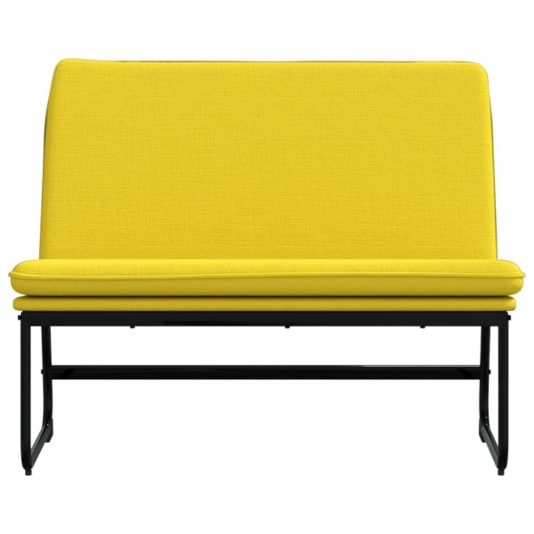 Banco de tela amarillo claro 100x75x76 cm