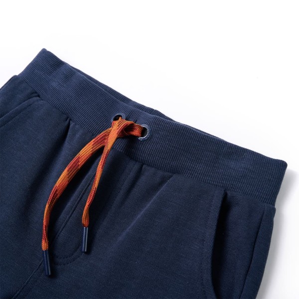 Pantalones de chándal para niños azul marino mélange 140