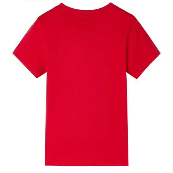 Camiseta infantil color rojo 116