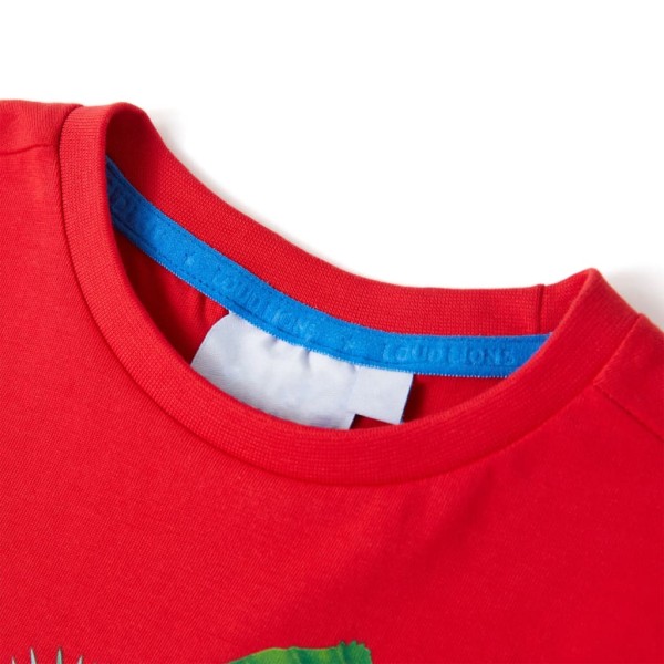 Camiseta infantil color rojo 116