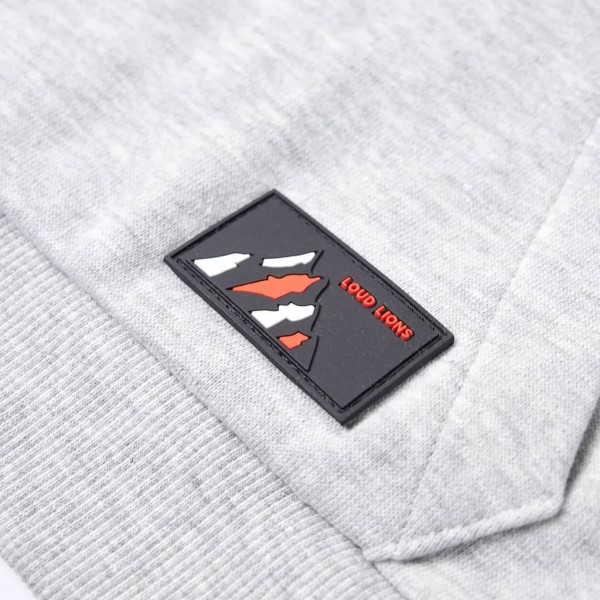 Sudadera con capucha de niños gris y naranja 92