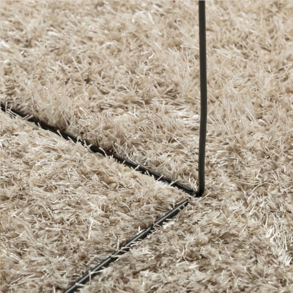 Alfombra pelo largo aspecto brillante ISTAN beige 160x230 cm